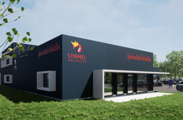 Construction d’un magasin et atelier STIRMEL à GOXWILLER (67) – 2022/2023
